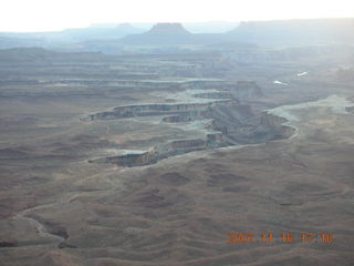 411 6bg. Canyonlands National Park - Green River viewpoint at sunset