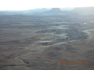 412 6bg. Canyonlands National Park - Green River viewpoint at sunset
