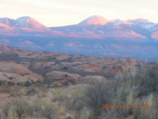 245 6bh. Arches National Park - sunset at Petrified Sand Dunes