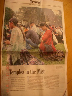 New York Times article on Mayan civilization