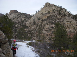 125 6cv. Zion National Park - West Rim trail - Adam
