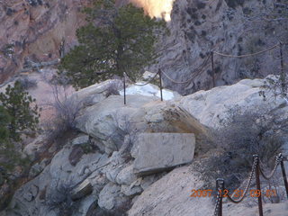 76 6cx. Zion National Park - sunrise Angels Landing hike - chains