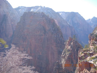 189 6cx. Zion National Park - sunrise Angels Landing hike