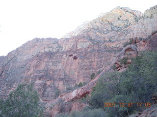 345 6cx. Zion National Park - sunset along the Virgin River