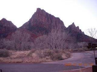 3 6d1. Zion National Park - sunrise Watchman hike