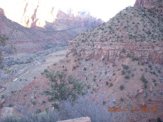 38 6d1. Zion National Park - sunrise Watchman hike