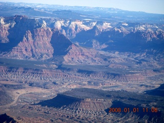 83 6d1. aerial - Zion National Park