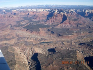 87 6d1. aerial - Zion National Park