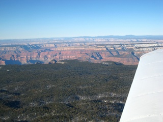 Sonia's pictures - aerial - approaching grand canyon