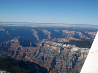 Sonia's pictures - aerial - approaching grand canyon