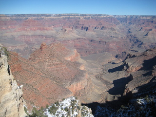 Sonia's pictures Grand Canyon - Bright Angel trail - warning sign