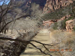 74 6ev. Zion National Park - Emerald Ponds hike - Virgin River