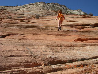 91 6ev. Zion National Park - slickrock hill - Adam