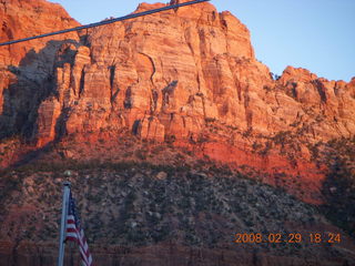 123 6ev. Zion National Park - dusk in Springdale, Utah