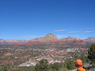Larry's pictures - Sedona hike - back of Adam's head