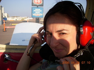 4 6gs. Marcelle in N4372J on the ground