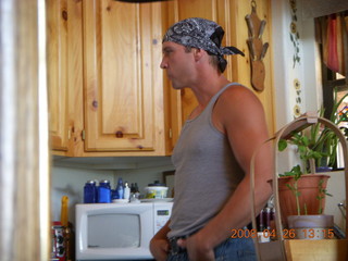 34 6gs. Dustin at Kathe's place