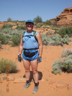 86 6gs. Snow Canyon - Hidden Pinyon trail - Adam