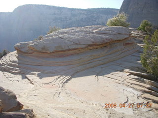 49 6gt. Zion National Park - Angels Landing hike - at the top