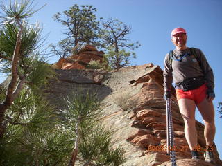 77 6gt. Zion National Park - Angels Landing hike - chains - Adam
