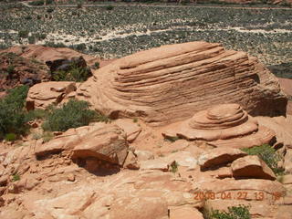 184 6gt. Snow Canyon - Lava Flow overlook - strange rock shapes