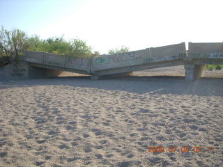 collapsed bridge near Globe Airport (P13)
