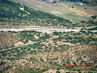 aerial - collapsed bridge near Globe Airport (P13)
