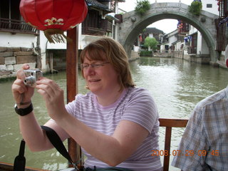 84 6kv. eclipse - Shanghai - Zhu Jia Jiao village - boat ride - Allison