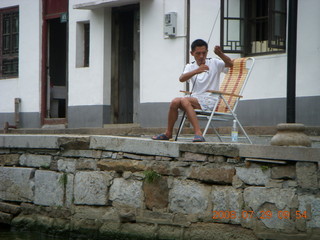 120 6kv. eclipse - Shanghai - Zhu Jia Jiao village - boat ride