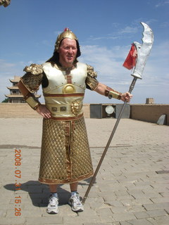 355 6kx. eclipse - Jiayuguan - Great Wall - Adam in armor
