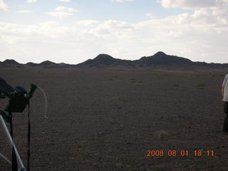 221 6l1. eclipse - Jiayuguan - Gobi Desert - clouds