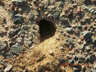 225 6l1. eclipse - Jiayuguan - Gobi Desert - burrow