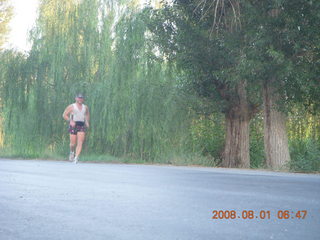 11 6l1. eclipse - Jiuquan morning run - Adam running