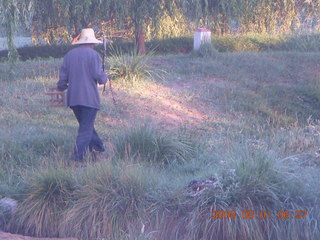 35 6l1. eclipse - Jiuquan morning run - sheepherder