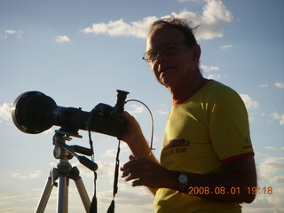 276 6l1. eclipse - Jiayuguan - Gobi Desert - afterward - Bill and his stuff