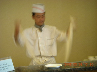 161 6l3. eclipse - Xi'an - Terra Cotta warriors - noodle chef