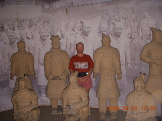 178 6l3. eclipse - Xi'an - Terra Cotta warriors - fakes with Adam