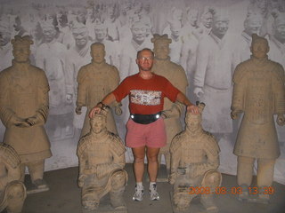 179 6l3. eclipse - Xi'an - Terra Cotta warriors - fakes with Adam