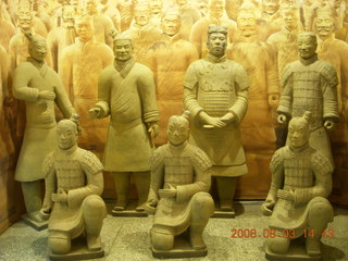 208 6l3. eclipse - Xi'an - Terra Cotta warriors - fakes + Adam