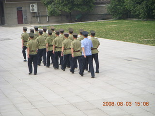 213 6l3. eclipse - Xi'an - Terra Cotta warriors - live guards