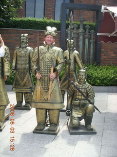 224 6l3. eclipse - Xi'an - Terra Cotta warriors - Adam as warrior
