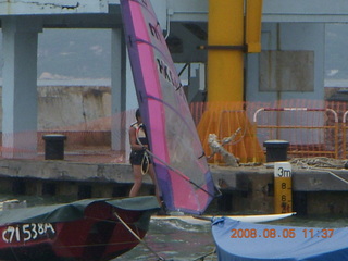 107 6l5. eclipse - Hong Kong - windsurfers