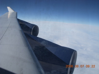 Sonia's pictures - aerial - dawn near Phoenix - sunrise over the wing