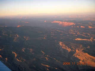 23 6pq. aerial - Arches area at sunrise