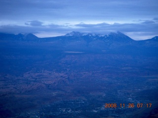 6 6ps. aerial - LaSalle Mountains, early dawn