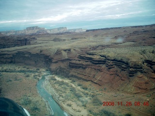 102 6ps. flying with LaVar - aerial - Utah backcountryside - Hidden Splendor canyon approach