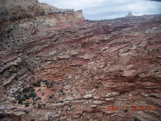 119 6ps. flying with LaVar - aerial - Utah backcountryside - Hidden Splendor canyon departure