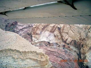 124 6ps. flying with LaVar - aerial - Utah backcountryside - Hidden Splendor canyon departure