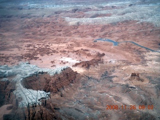 135 6ps. flying with LaVar - aerial - Utah backcountryside - Goblin Valley State Park