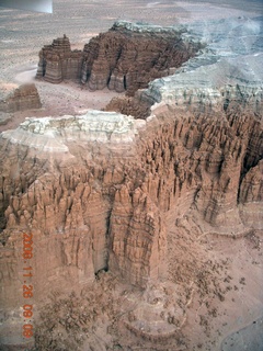 166 6ps. flying with LaVar - aerial - Utah backcountryside - Gilson Butte
